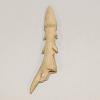 Image of "Toggle Harpoon Head, From Nakazawahama Shell Mound, Hirota-cho, Rikuzen-takata-shi, Iwate, Jomon period, 1000-400 BC (Gift of Mr. Tokugawa Yorisada)"