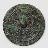 Image of "Mirror, Divinity and Animal Design, Kofun period, 5th - 6th century (Important Cultural Property)"