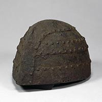 Image of "Iron Beaked Helmet, From Eta-Funayama Tumulus, Nagomi-cho, Kumamoto, Kofun period, 5th-6th century (National Treasure)"