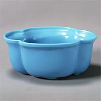 Image of "Lobed Bowl, Qing dynasty, 18th century"