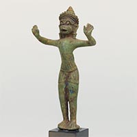 Image of "Standing Deity Hanuman, Angkor period, 11th century"