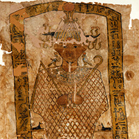 『パディインヘルのミイラの包み布（部分）　下エジプト出土　ローマ時代・1世紀頃』の画像