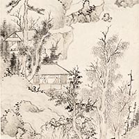 Image of "Seeking Blossoms (detail), By Shi Rui, Ming dynasty, 15th century (Important Cultural Property, Private collection)"