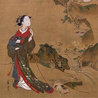 Image of "Mitate (Parody) of Xuyou and Chaofu (detail), By Kawamata Tsunemasa, Edo period, 18th century"