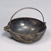 Image of "Ewer Handle, Excavated at Fushimi Inari Taisha shrine, Fushimi-ku, Kyoto, Heian period, 12th century"