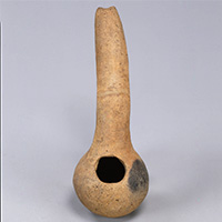 Image of "Gourd-shaped Jar, Haji Earthenware, From Nishi Sutra Mound, Masuda, Natori-shi, Miyagi, Kofun period, 4th-5th century"
