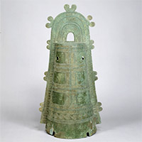 Image of "Dotaku (Bell-shaped Bronze), Yayoi period, 1st - 3rd century"