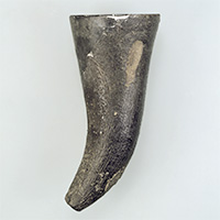 Image of "Horn-shaped Vessel, Excavated at Shishizuka Tumulus, Mihama-cho, Fukui, Kofun period, 6th century"