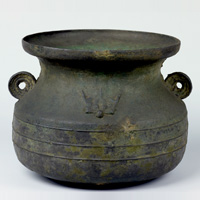 Image of "Bronze Jar, Attributed provenance: Sichuan Province, China, Eastern Han dynasty, 1st&ndash;3rd century"