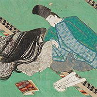 Image of "Illustrated Scroll of Love Story of Courtier Sagoromo (detail), Edo period, 17th century"