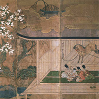 Image of "Horse Stables(detail), Muromachi period, 16th century (Important Cultural Property, Gift of Mr. Okazaki Masaya)"