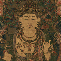 Image of "Kokuzo Bosatsu (Akasagarbha) (detail), Kamakura period, 13th century (Important Cultural Property, Gift of Mr. Muto Sanji)"