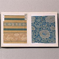 Image of "Albums of Exemplary Ancient Textiles (detail), Ming–Qing dynasty, 14th–19th century; Mughal dynasty, 17th–19th century"