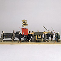 Image of "Dolls of A Daimyo's Procession (detail), Meiji period, 19th century"