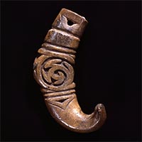 Image of "Pendant, From Kamegaoka, Kizukuri, Tsugaru-shi, Aomori, Jomon period, 1000–400 BC"