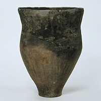 Image of "Deep Bowl, Excavated at Etomo-cho, Muroran-shi, Hokkaido, Epi-Jomon period, 2nd–1st century BC"