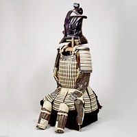 Image of "Gusoku, Type Armor, With two-piece cuirass with white lacing, Edo period, 17th century (Gift of Mr. Tokugawa Yoshihiro)"