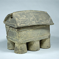 『小型陶棺 	古墳(飛鳥)時代・7世紀　岡山県津山市河辺出土』の画像