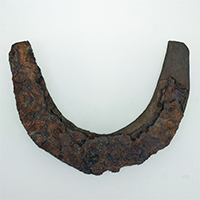 Image of "Iron Hoe, Excavated at Miwa Katayama Tumulus, Nankoku-shi, Kochi, Kofun period, 5th–6th century (Gift of Mr. Ichihara Kamenosuke)"