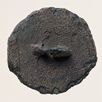 Image of "Miniature Mirror, From Yamanokami Site, Baba, Miwa, Sakurai-shi, Nara, Kofun period, 5th century"