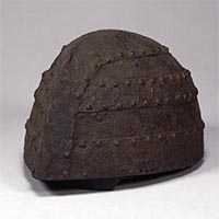 Image of "Iron Beaked Helmet, From Eta-Funayama Tumulus, Nagomi-cho, Kumamoto, Kofun period, 5th–6th century (National Treasure)"