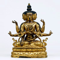 Image of "Seated Usnisavijaya, China, Qing dynasty, 17th&ndash;18th century"