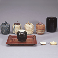 Image of "Tea Caddy Katatsuki (shouldered) type, Known as "Shozan", China, Southern Song-Yuan dynasty, 13th century (Gift of Mr. Harada Kichizo)"