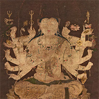 Image of "Juntei Butsumo (Cundi) (detail), Heian period, 12th century (Important Cultural Property)"