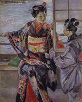 Image of "Maiko Girl,  By Kuroda Seiki, 1893 (Important Cultural Property)"