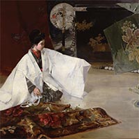『形見の直垂（虫干）（部分）　川村清雄筆　明治32～44年(1899～1911)』の画像