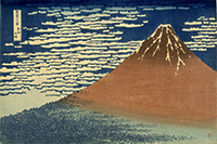 Image of "Thirty-six Views of Mount Fuji: Mild Breeze on a Fine Day, By Katsushika Hokusai, Edo period, 19th century"