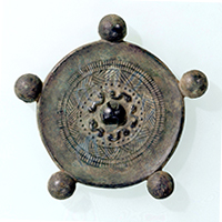Image of "Mirror with Five Bells, Excavated at Showa-mura, Tone-gun, Gunma, Kofun period, 5th&ndash;6th century"