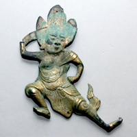 Image of "Bronze Image of Zao Gongen, From Tomb at Mount Omine Peak, Tenkawa-mura, Nara, Heian period, 10th–12th century (Important Art Object)"