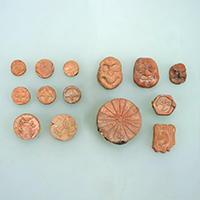 Image of "Men'uchi Game Pieces, Provenance unknown, Edo period, 17th–19th century"