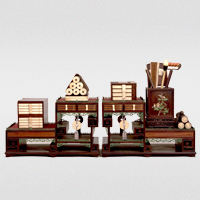 Image of "Display Shelf for Writing Tools and Materials, China, Qing dynasty, 19th century (Gift of Mr. Hirota Matsushige)"
