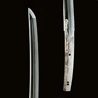 Image of "Tachi Sword, Known as “Koryu Kagemitsu” (detail), By Kagemitsu, Kamakura period, dated 1322 (National Treasure)"