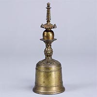 Image of "Bell with Stupa-shaped Handle, Kamakura period, 13th century"