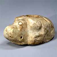 Image of "Carved Stone Monster, Attributed provenance: Yinxu, Anyang, Henan province, China, Shang dynasty, 13th&ndash;11th century BC"
