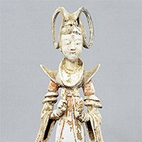 『加彩舞女（部分）　中国　唐時代・7～8世紀　広田松繁氏寄贈』の画像