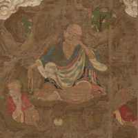 『国宝　十六羅漢像（第七尊者）（部分）　平安時代・11世紀 	』の画像