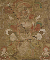 『国宝　十二天像（風天）　安時代・9世紀　奈良・西大寺蔵』の画像