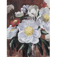 Image of "Chinese Peonies, By Kuroda Seiki, 1904 (Gift of Ms. Kitamura Ranko)"