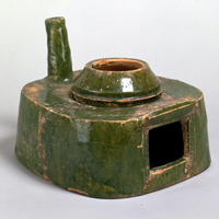 Image of "Model of a Cooking Stove, Reportedly found at Nangnang (Lelang) Tomb, Korea, Nangnang (Lelang), 1st-3rd century (Gift of the Ogura Foundation)"