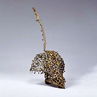 Image of "Headgear, With design in openwork, Attributed provenance: Changnyeong, Korea, Three Kingdoms period, 6th century (Important Cultural Property, Gift of the Ogura Foundation)"