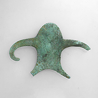 Image of "Human-shaped Object, Attributed provenance: Uttar Pradesh, India, Copper Hoard culture, ca. 1500 BC"