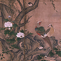 Image of "Flowers and Birds8(detail), With seal of &ldquo;Moin&rdquo;, Muromachi period, 16th century"