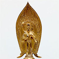 Image of "Standing Avalokitesvara, China, Northern Wei dynasty, dated 524"