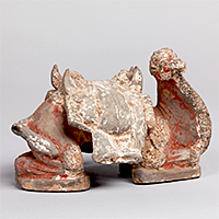 Image of "Camel, China, Northern Wei dynasty, 6th century (Gift of Dr. Yokogawa Tamisuke)"