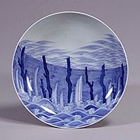 Image of "Dish with a Sluce and Flowing Water, Nabeshima ware, Edo period, 17th—18th century (Gift of Mr. Hirota Matsushige)"