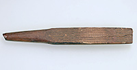 Image of "Tapa (Bark cloth) Beater, Hawaii, Polynesia, Early 20th century (Gift of Mr. Kuboki Takeo)"